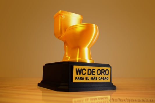 Trofeo WC de Oro - Premio al más Cagao / Cagón
