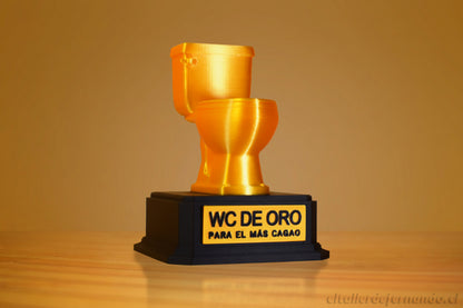 Trofeo WC de Oro - Premio al más Cagao / Cagón